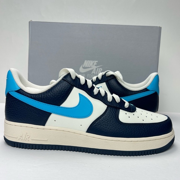 Nike Air Force 1 '07Armory Navy Baltic Blue Sail Marine Shoes Men's Size 11